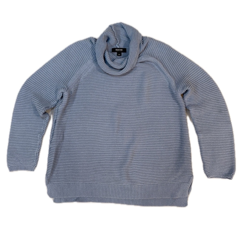 Kenneth Cole Reaction Women's Gray Cowl Neck Sweater